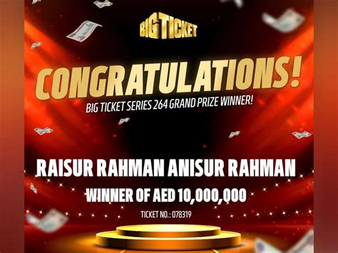 mohammed shereef big ticket winner|UAE: Indian expat wins Rs 33 crore in Big Ticket draw .
